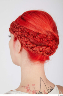 Groom references Lady Winters  003 braided hair head red…